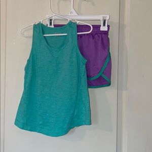 Kids Athletic Teal/Purple Set